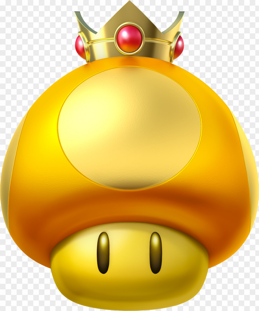 Golden Mushroom Super Mario Bros. Kart Wii 8 PNG