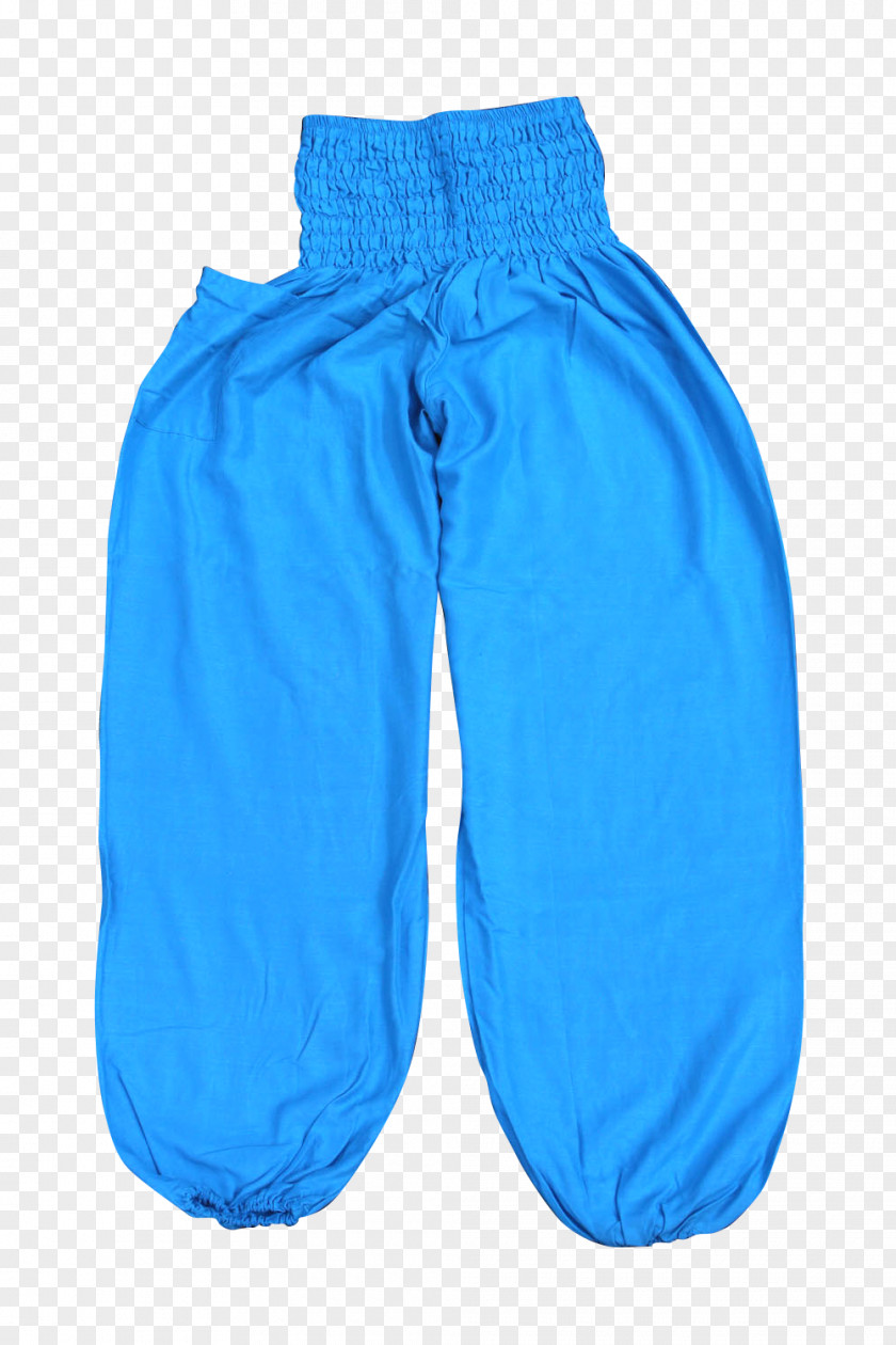 Mandala Yoga Harem Pants Blue Shorts PNG