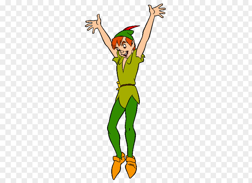 Cartoon Jumped By Peter Pan Tinker Bell Clip Art PNG