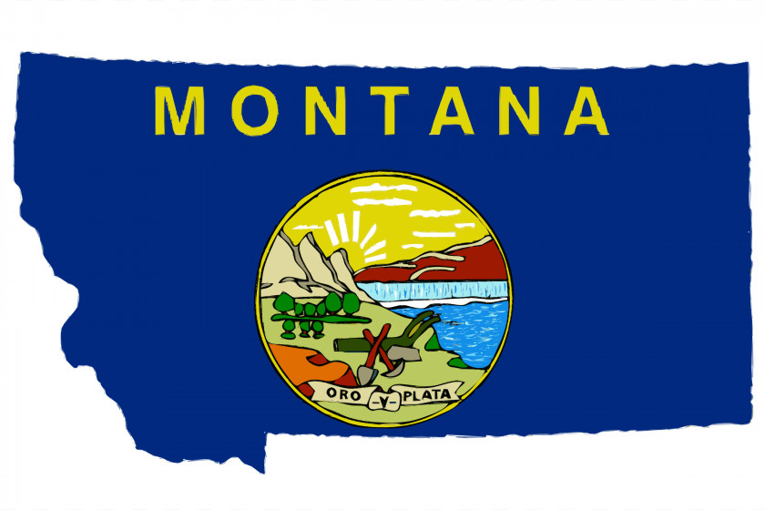 Montana Map Cliparts Flag Of The United States Nevada PNG