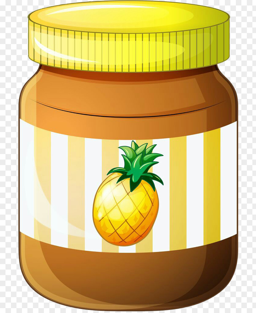 Pineapple,can Pineapple Fruit Preserves Clip Art PNG