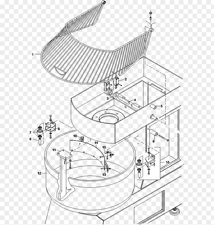 Spiral Bread Mixer Drawing Angle Electrical Switches Sketch PNG