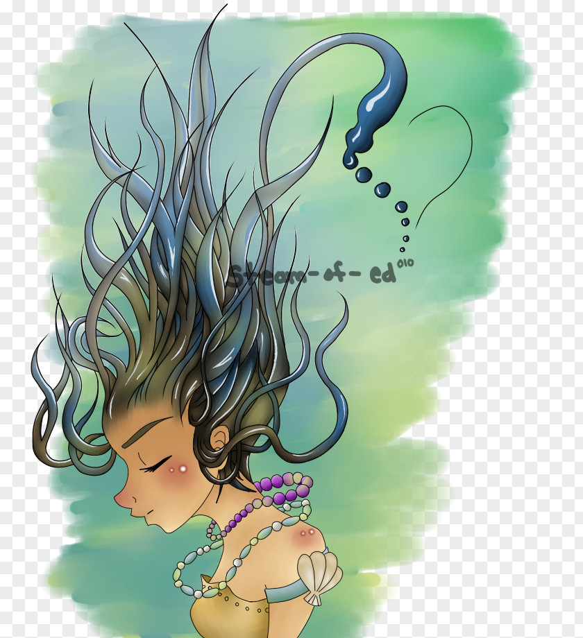 Fairy Black Hair Coloring Cartoon PNG