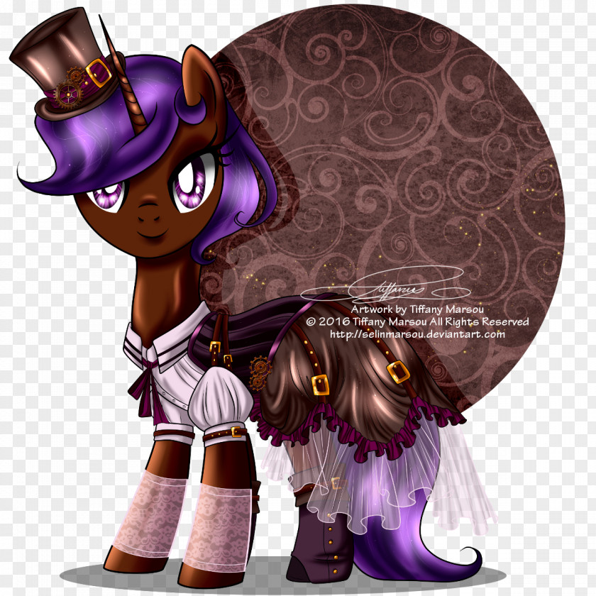 Lady In Gown Steampunk Pony DeviantArt Fan Art PNG