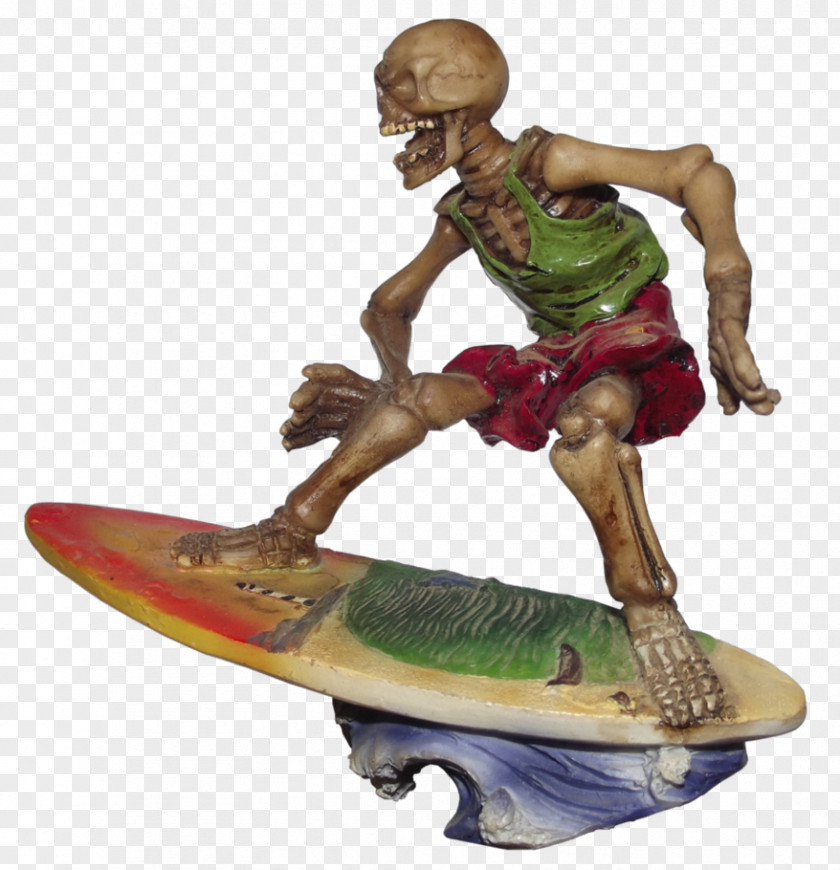 Surf Surfing Surfboard Skeleton PNG