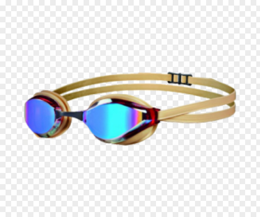 Mirror Goggles Arena Gold Color PNG