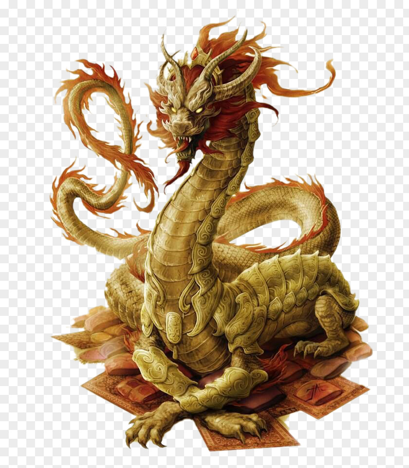 Dragon Chinese Legendary Creature Mythology Fantasy PNG