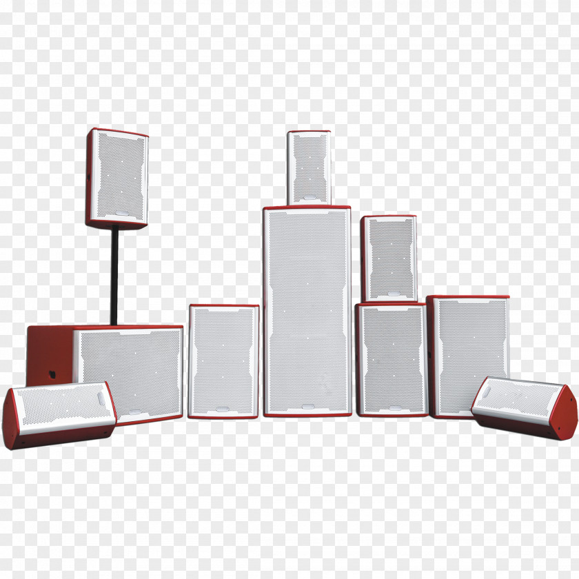 Horn Loudspeaker Line Array Sound Reinforcement System PNG