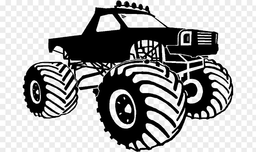 Mud Car Monster Truck Pickup Clip Art PNG