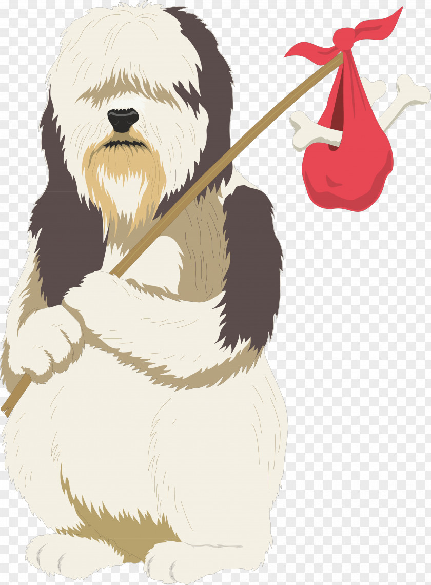 Poodle Old English Sheepdog Puppy Cartoon Pet Clip Art PNG