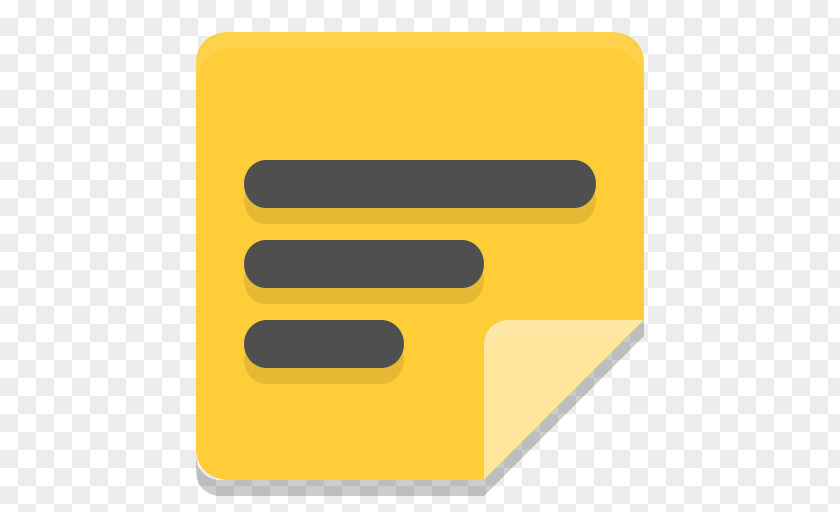 Sticky Notes Apple Icon Image Format Gnote PNG