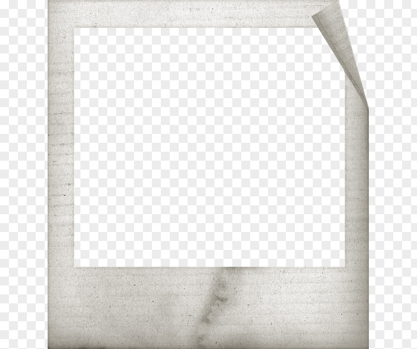 White Frame Paper Picture Material PNG