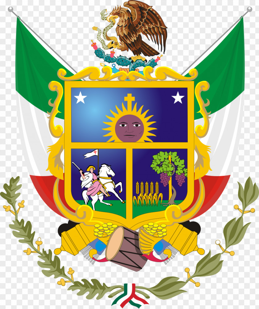 Santiago De Querétaro Coat Of Arms Mexico Colima Escudo PNG