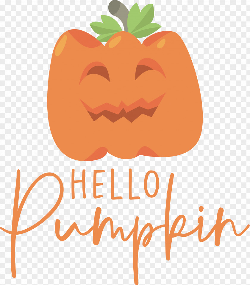 HELLO PUMPKIN Autumn Harvest PNG