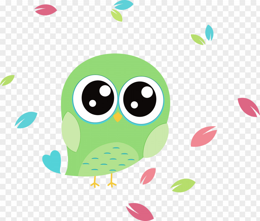 Beak Birds Owl M Bird Of Prey Green PNG