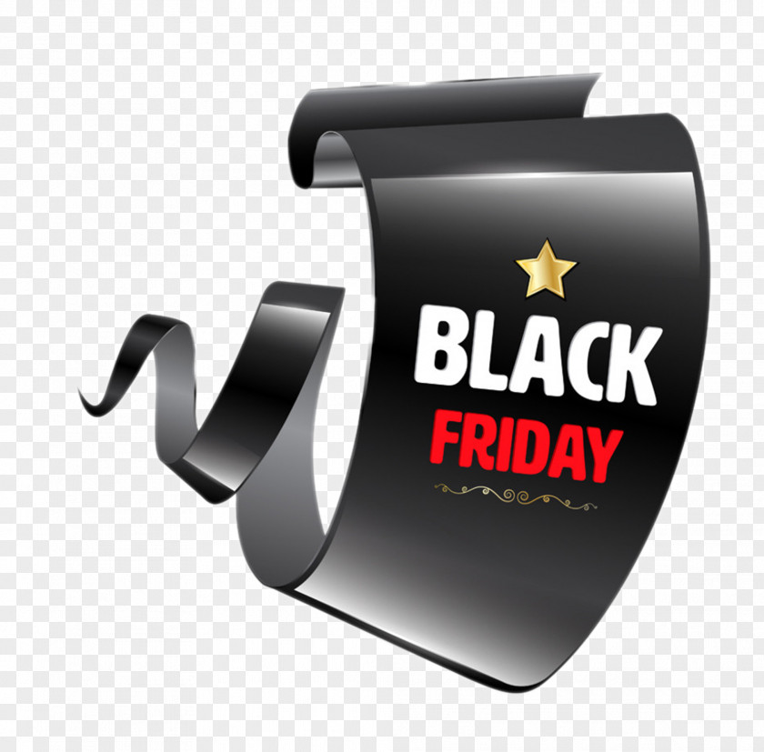 Black Friday Paper Web Banner Sales PNG