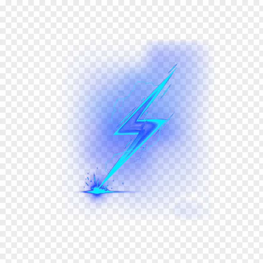 Blue Lightning Download Cartoon Wallpaper PNG