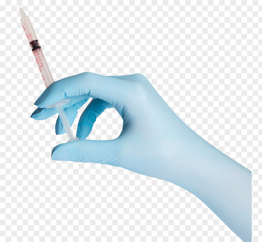 Hand Holding Medical Glove Personal Protective Equipment Nitrile PNG