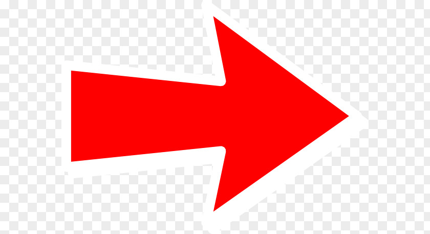 Red Right Arrow Clip Art PNG