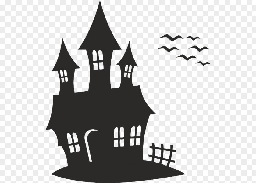 Aux Silhouette Halloween Haunted House Attraction Howl-O-Scream PNG