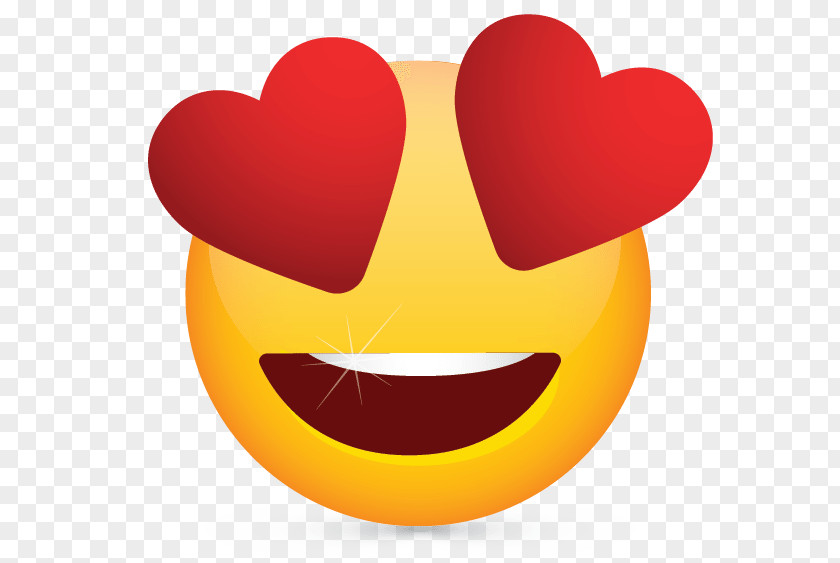 Heart Smiley Emoji Eye PNG