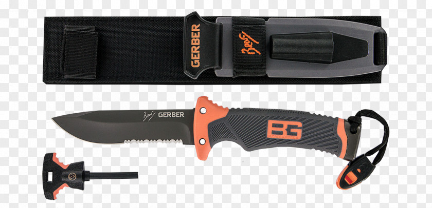 Knife Gerber Gear 31-001901 Bear Grylls Ultimate Pro Serrated Blade PNG