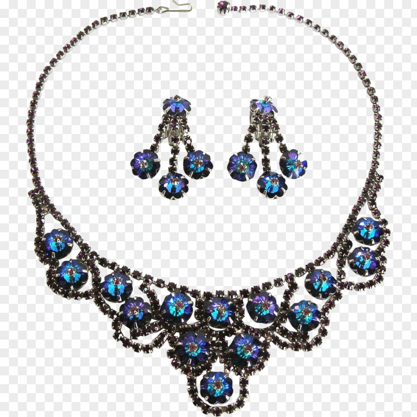 Necklace Earring Jewellery Amethyst Gemstone PNG