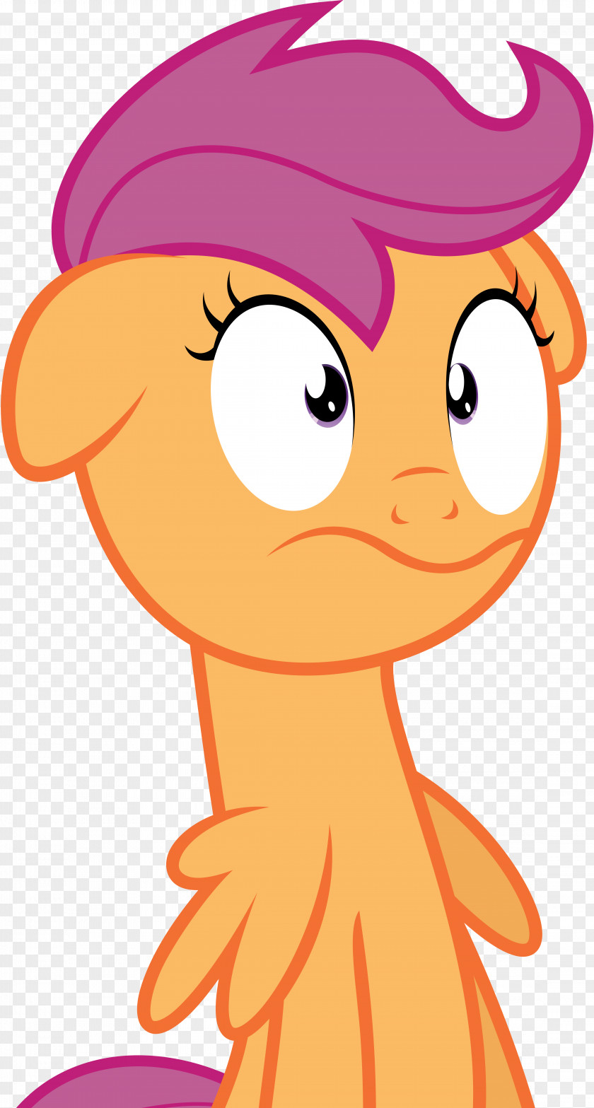 Scared Eyes Scootaloo Rainbow Dash Pony PNG