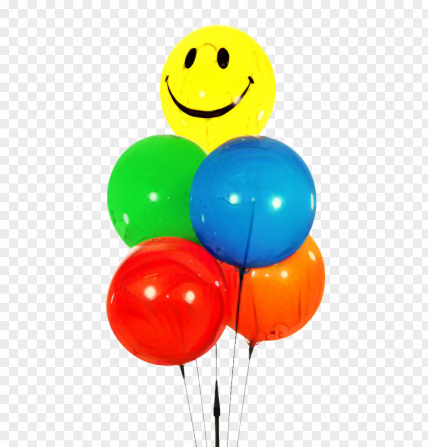 Smiley Ball Hot Air Balloon PNG