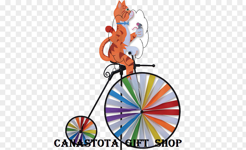 Wind Wheel Bicycle Wheels Cat Cycling PNG