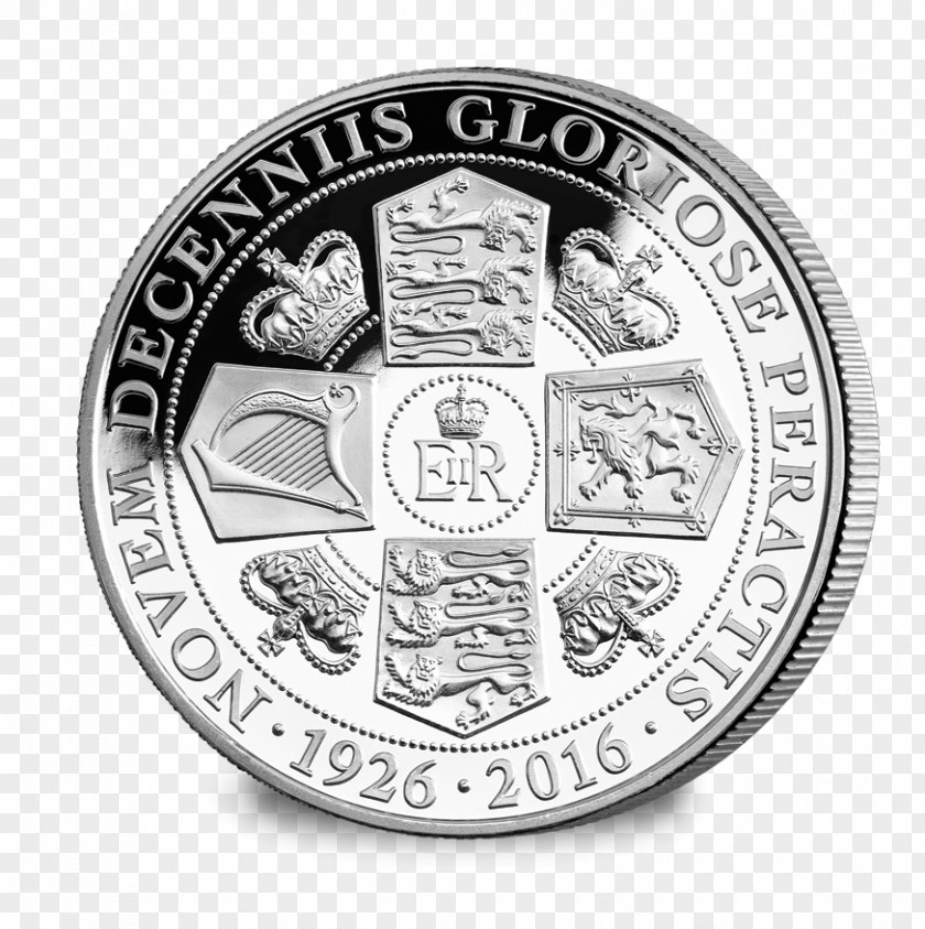 Coin The London Mint Office Crown Medal Silver PNG