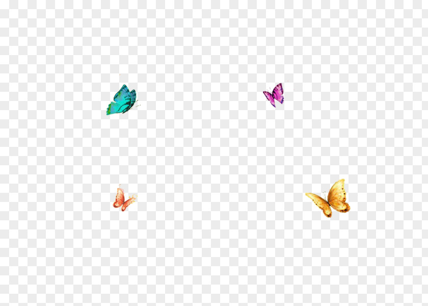 Colorful Butterfly Green Clip Art PNG