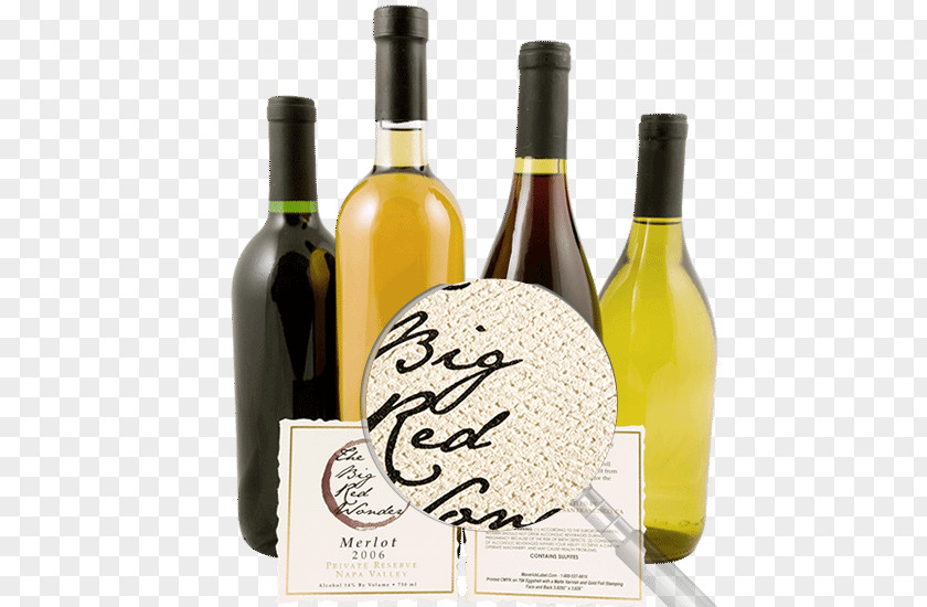 Label Material White Wine Paper PNG