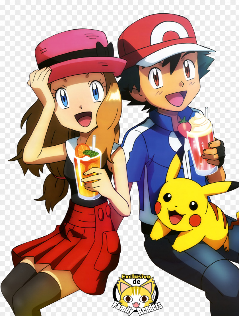 Pikachu Pokémon X And Y Ash Ketchum Serena Clemont PNG