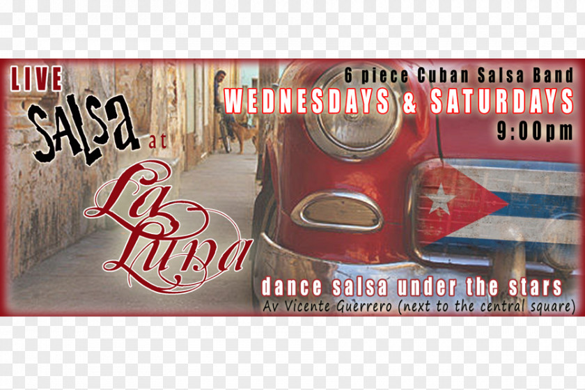 Salsa Flyer Cuban Banner Dance PNG