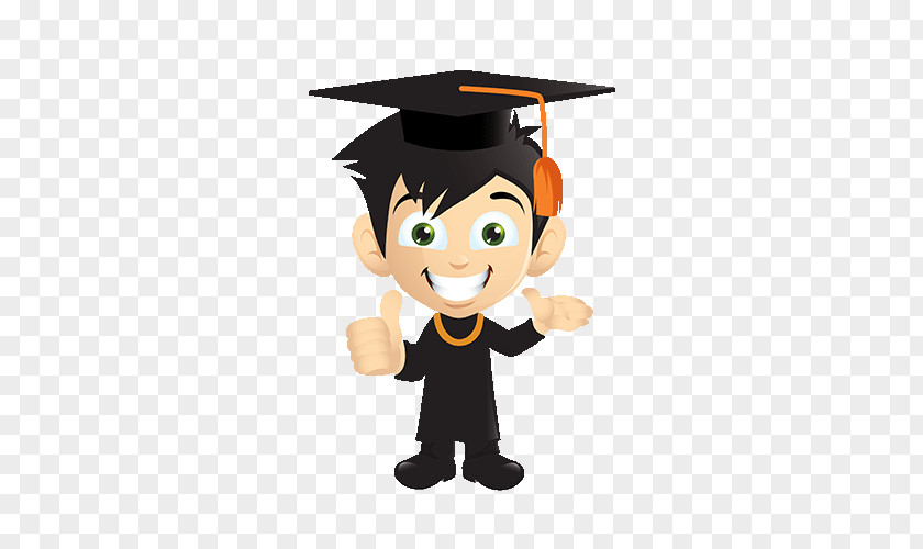 Cartoon Cleaning Lady Graduation Ceremony Clip Art Graduate University Drawing PNG