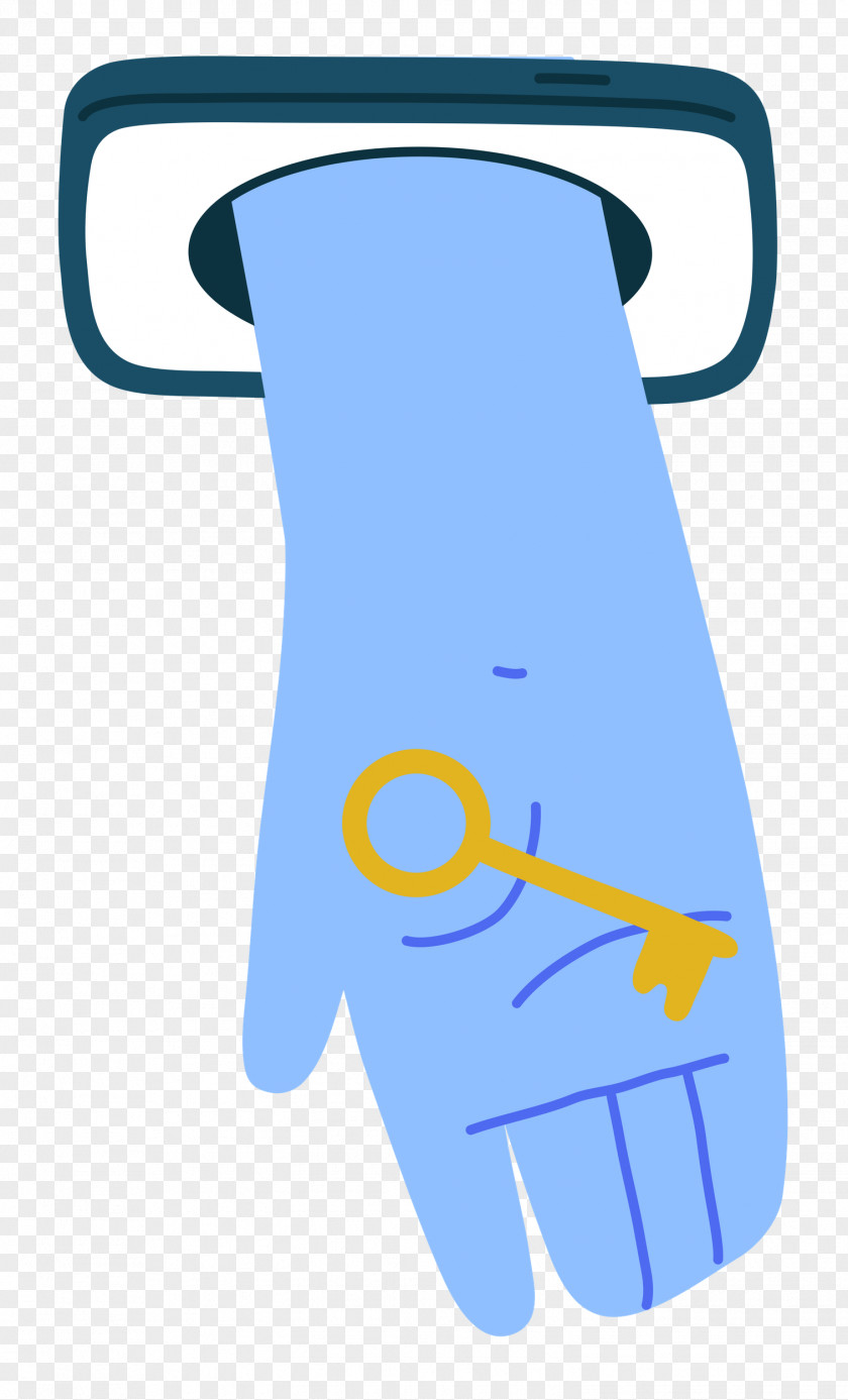 Hand Giving Key PNG