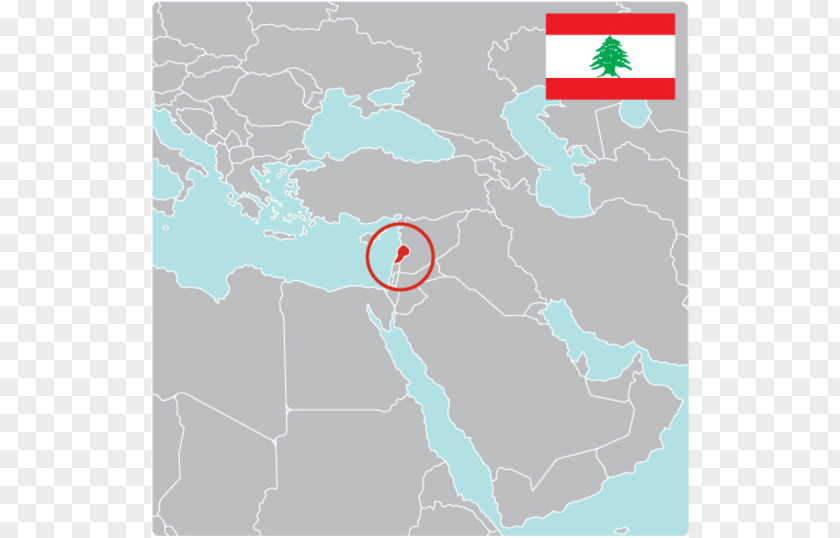 Map World Lebanon Syria PNG