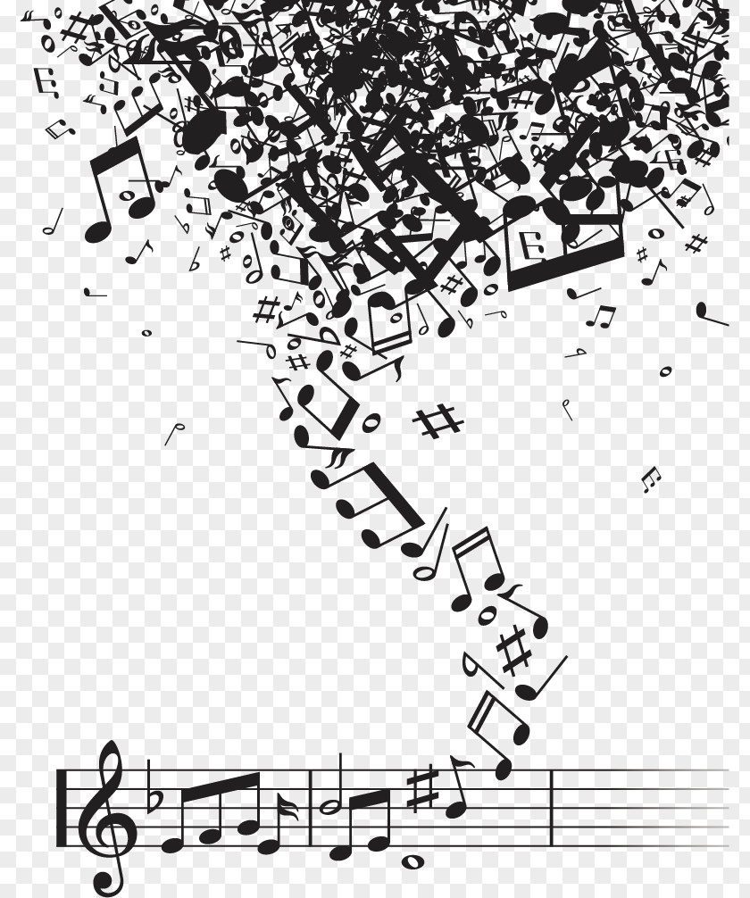 Musical Note Notation PNG note notation, Music tornado clipart PNG