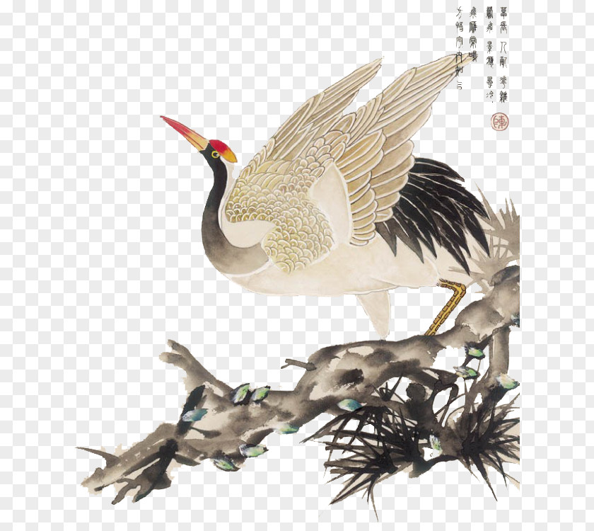 China Chinese Painting Bird-and-flower PNG
