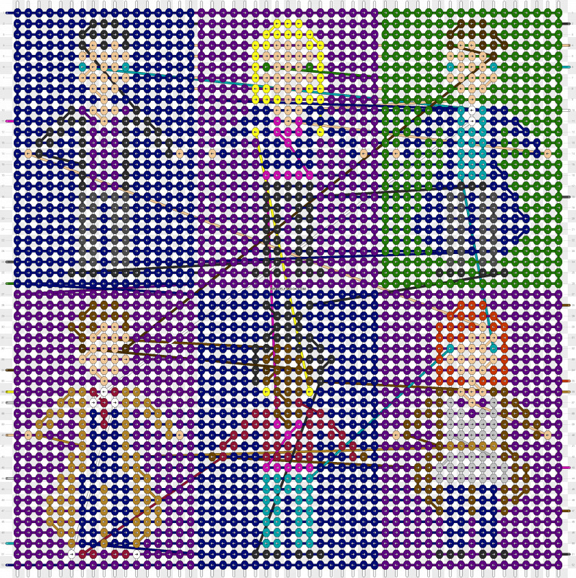 Friendship Bracelet Pattern Cross-stitch Textile Line Point PNG