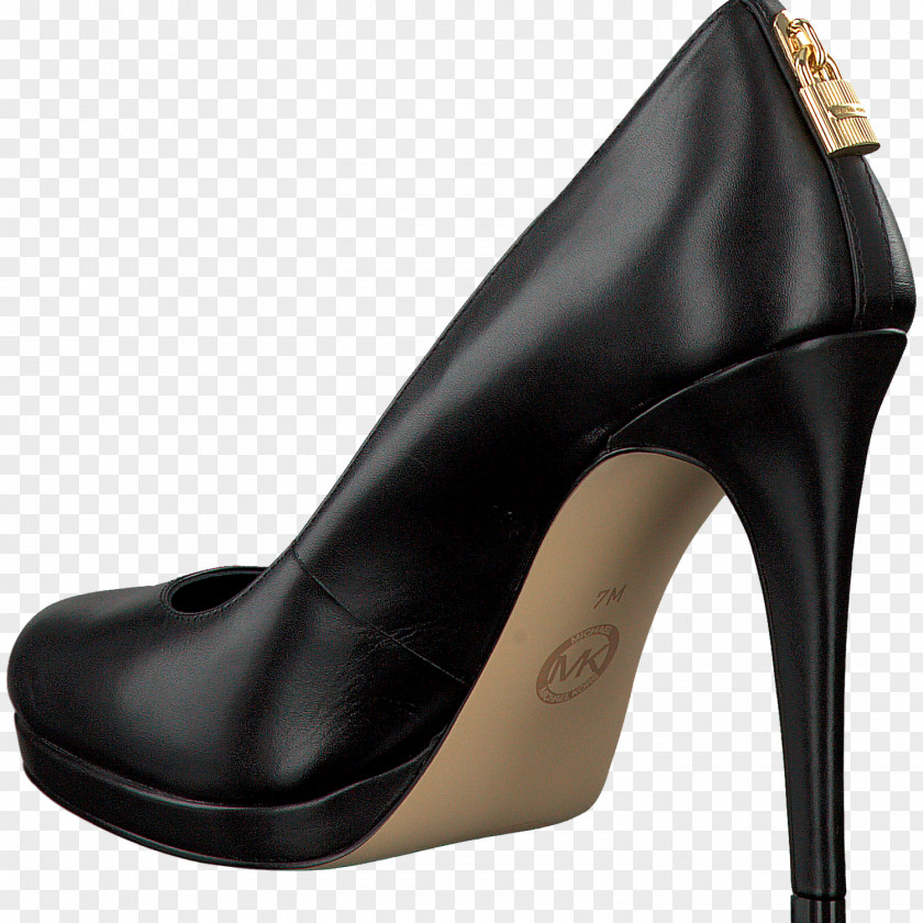 Michael Kors Antoinette Leather Platform Pumps Areto-zapata Shoe Black PNG