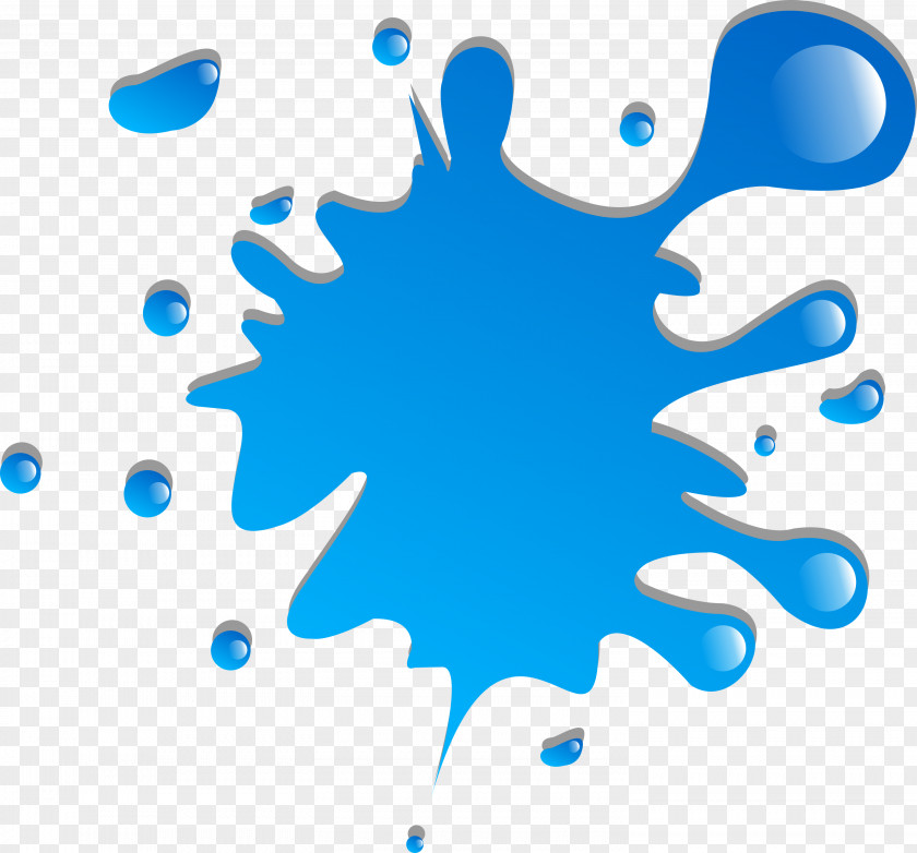 Paint Splatter Blue Painting Color EnChajari Guia Comercial Turquoise PNG