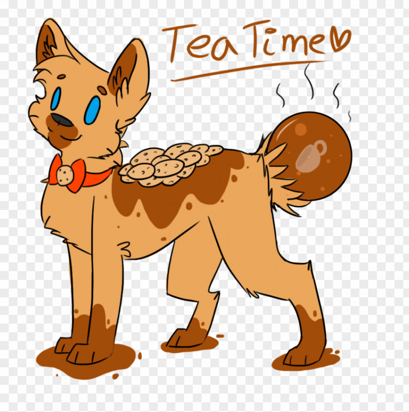 Tea Time Lion Dog Cat Clip Art PNG