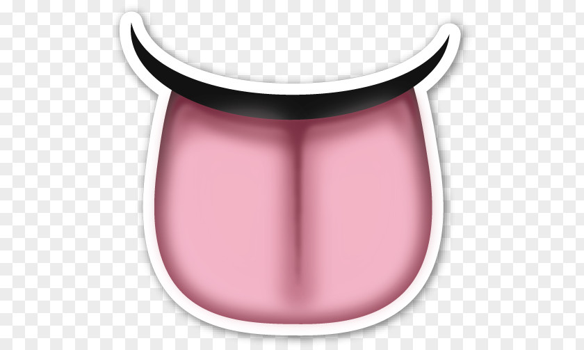 Tongue Emoji Sticker Emoticon PNG