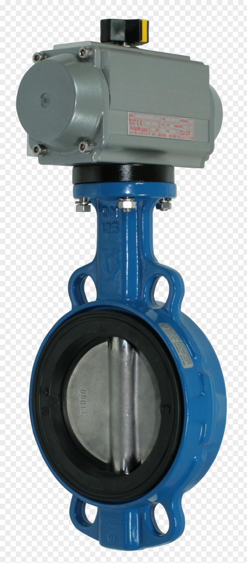 Wafer Butterfly Valve Flange Ball Electricity PNG