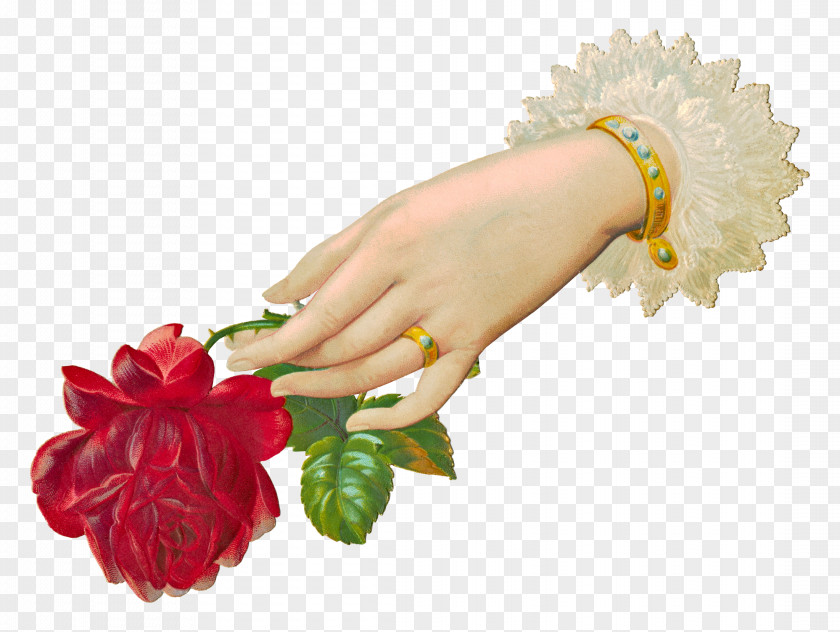 Chinese Wedding Paper Flower Hand PNG