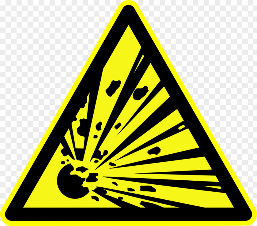 Explosion Hazard Symbol Dangerous Goods Explosive Material PNG