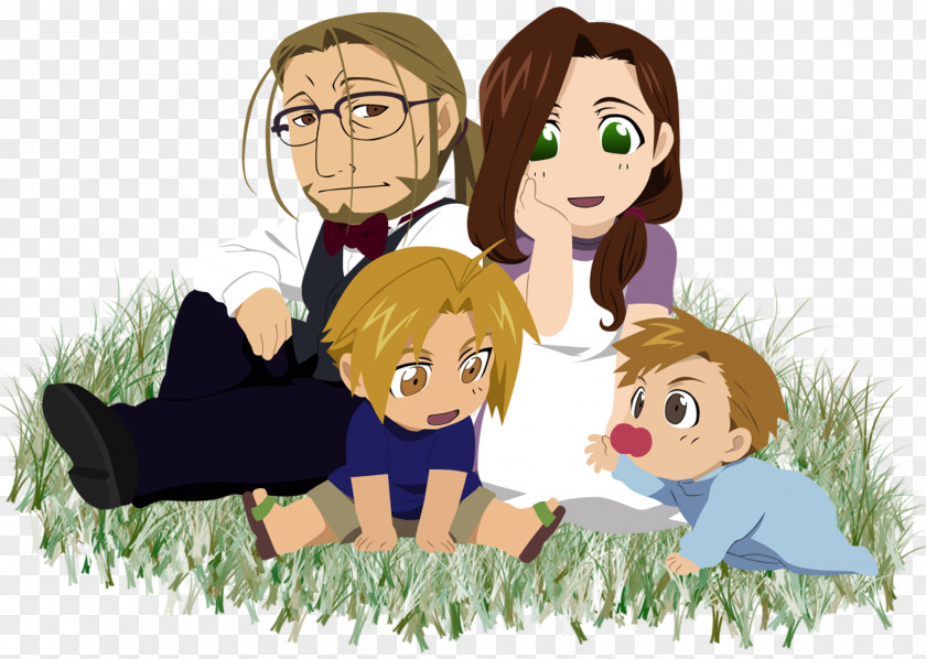 Family Portrait Edward Elric Winry Rockbell Roy Mustang Homo Sapiens Alphonse PNG