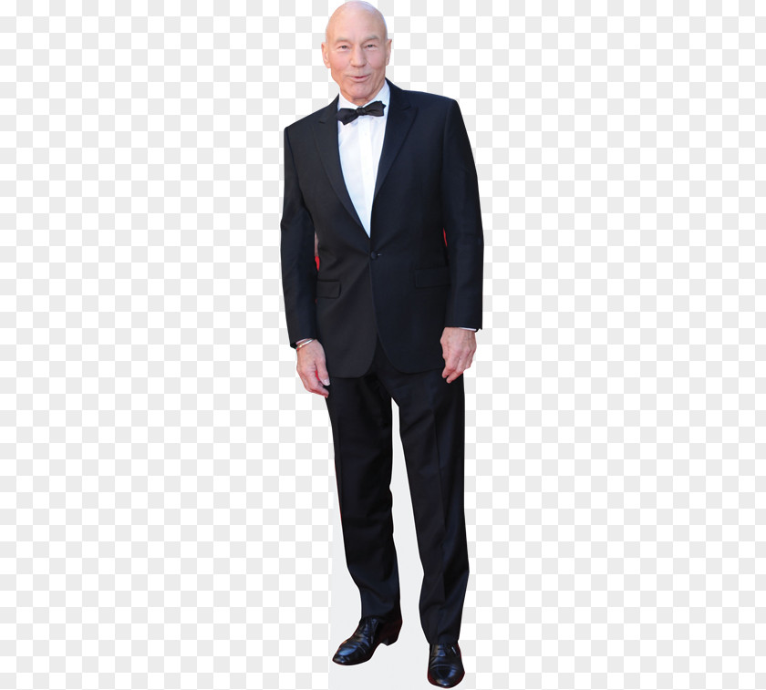 Patrick Stewart Suit Business Navy Blue Clothing PNG